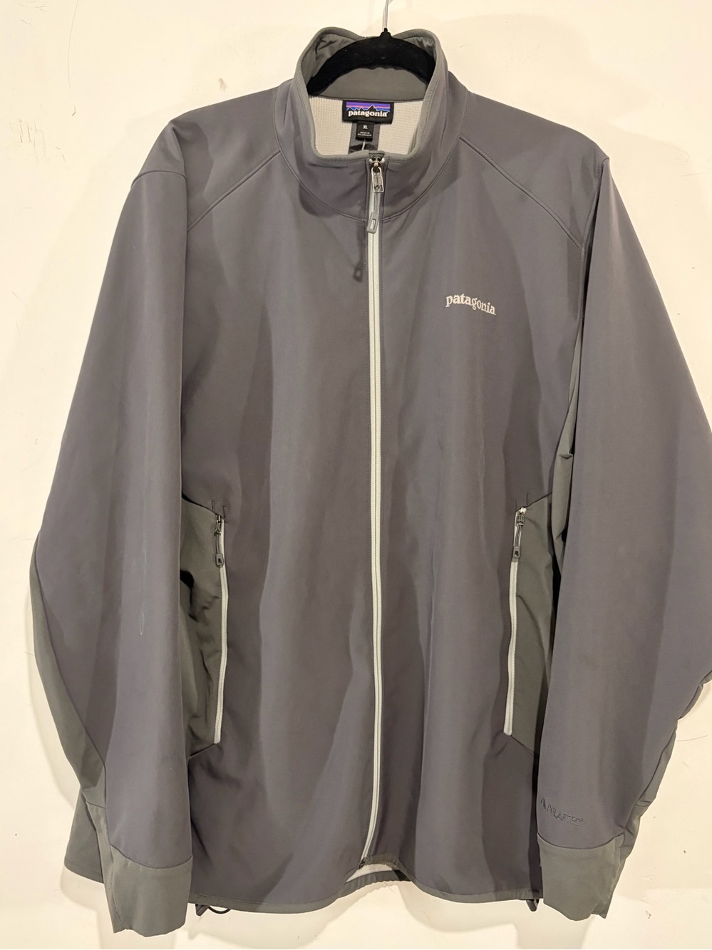 Patagonia Adze HYBRID Jacket Men’s XL Gray Softshell Polartec Windbloc